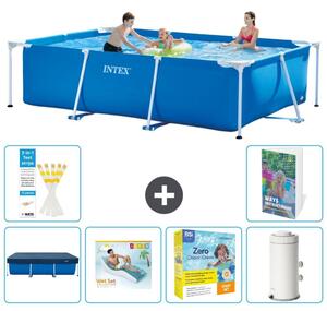 Piscina fuori terra rettangolare - 300x200x75 cm - composta da 5 elementi, modello S135