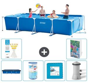Piscina fuori terra rettangolare - 450x220x84 cm - composta da 5 elementi - modello S146