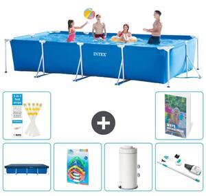 Piscina fuori terra rettangolare - 450x220x84 cm - composta da 5 elementi, modello S95