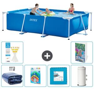 Piscina fuori terra rettangolare - 300x200x75 cm - composta da 5 elementi, modello S55