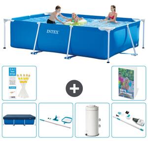 Piscina fuori terra rettangolare - 300x200x75 cm - composta da 5 elementi, modello S83