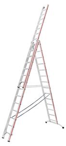 Scala multiuso a tre sezioni, 3×14 gradini, 9,78 m, Hymer
