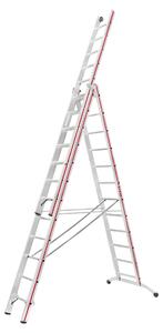 Scala multiuso a tre sezioni, 3×12 gradini, 8,38 m, Hymer