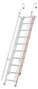 Hymer Scala a pioli da appendere Scala scorrevole Scala da appendere per scaffali 2x9 pioli