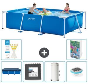 Piscina fuori terra rettangolare - 300x200x75 cm - composta da 5 elementi - modello S138