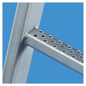Scala a pioli in acciaio zincato 4,80 m 58348