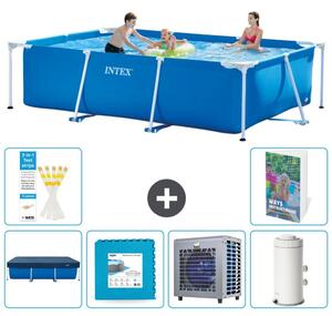 Piscina fuori terra rettangolare - 300x200x75 cm - composta da 5 elementi, modello S116