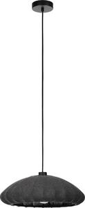 Lampadario A Sospensione Vintage Barlaston Acciaio Nero Grigio 1 Luce E27