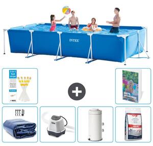 Piscina fuori terra rettangolare - 450x220x84 cm - composta da 5 elementi, modello S155