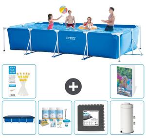 Piscina fuori terra rettangolare - 450x220x84 cm - composta da 5 elementi, modello S64
