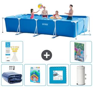 Piscina fuori terra rettangolare - 450x220x84 cm - 5 pezzi, modello S55