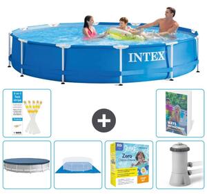 Piscina autoportante rettangolare - 366x76 cm - composta da 5 parti - Modello S24