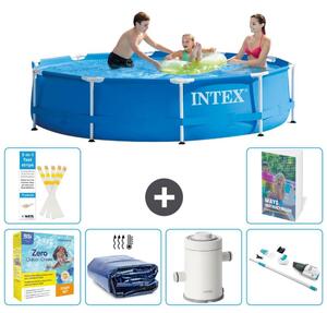 Piscina autoportante rettangolare - 305x76 cm - 5 pezzi - Modello S22