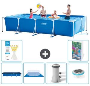 Piscina fuori terra rettangolare - 450x220x84 cm - Struttura in 5 parti, modello S74