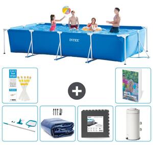 Piscina fuori terra rettangolare - 450x220x84 cm - composta da 5 elementi, modello S43