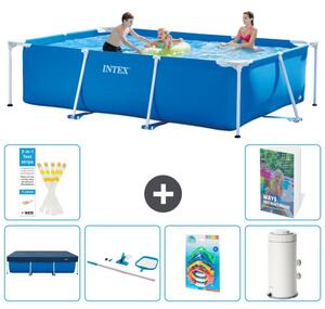 Piscina fuori terra rettangolare - 300x200x75 cm - composta da 5 elementi - modello S151