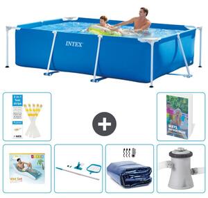 Piscina fuori terra rettangolare - 260x160x65 cm - 5 pezzi - Modello S134
