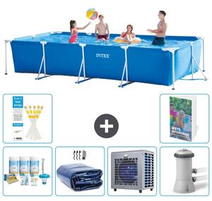 Piscina fuori terra rettangolare - 450x220x84 cm - composta da 5 elementi - modello S128
