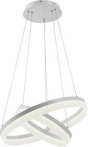 Lampada a sospensione LED Cornelia bianca 60W, bianco neutro, 4200 lm, acrilico, dimensioni: 120x60x60 cm, IP20, Reality