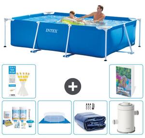 Piscina fuori terra rettangolare - 260x160x65 cm - composta da 5 elementi, modello S115