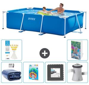 Piscina fuori terra rettangolare - 260x160x65 cm - 5 pezzi, modello S3
