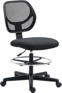 Sedia da disegno Vinsetto, sedia girevole ergonomica, sedia da ufficio regolabile in altezza
