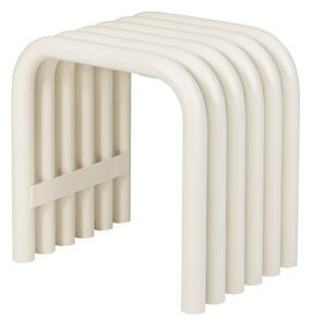 Sedia da esterno beige in metallo Nokk – noo.ma