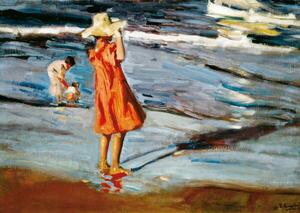 Sorolla y Bastida, Joaquin - Stampa artistica Children on the Beach, (40 x 30 cm)