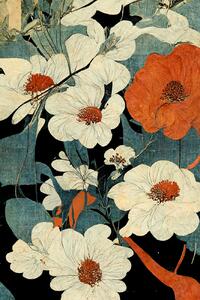 Illustrazione Asian Flowers, Treechild, (26.7 x 40 cm)