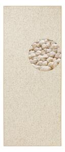 Passatoia color crema 80 x 300 cm Wolly - BT Carpet