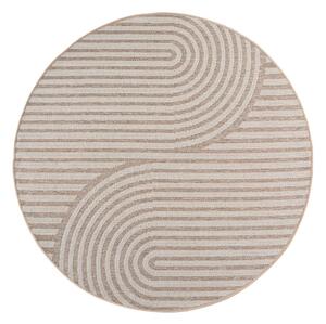 Tappeto da interno/esterno rotondo beige ø 80 cm Desert 1301 – Ayyildiz Carpets