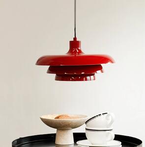 Dyberg Larsen Lampada a sospensione Ava, dimmerabile, Rosso, Soggiorno / Sala da pranzo, Metallo, Design, Lampada a sospensione