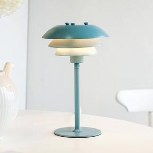 Dyberg Larsen Lampada da tavolo SIXTEEN, Blu, Soggiorno / Sala da pranzo, Metallo, Scandinavo, Lampada da tavolo