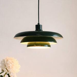 Dyberg Larsen Lampada a sospensione Ava, dimmerabile, Verde, Soggiorno / Sala da pranzo, Metallo, Design, Lampada a sospensione