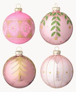 Set di 4 palline di Natale fatte a mano Seraphim