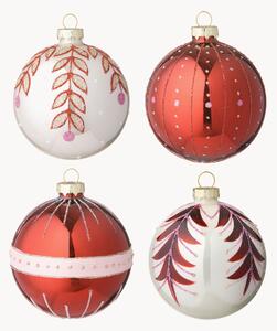 Set di 4 palline di Natale fatte a mano Seraphim