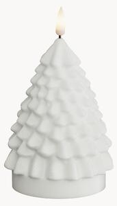 Candela a LED fatta a mano albero di Natale, effetto fiamma reale, alt. 11 cm