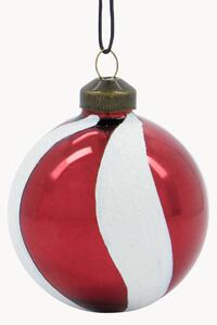 Set di 4 palline di Natale fatte a mano Twister