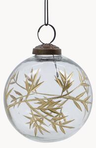 Set di 4 palline di Natale fatte a mano Leaf