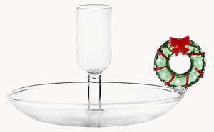 Candelabro fatto a mano con ghirlanda decorativa Christmas Tales