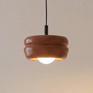 Lampada a sospensione in vetro Tina Argon, dimmerabile, Terracotta, Soggiorno / Sala da pranzo, Vetro, Lampada a sospensione