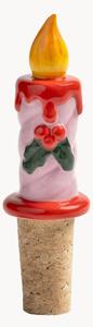 Tappo per bottiglia in dolomite dipinto a mano Candle