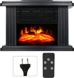 Stufa elettrica a piastrelle per soggiorno e camera da letto - Riscaldamento efficiente con effetto fiamma realistico - 1000 W