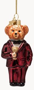 Pallina di Natale in vetro soffiato Bear In Clothes