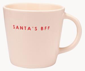 Tazza in vetro soffiato Santa's BFF