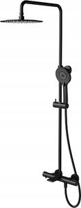 Colonna doccia nera THERMO