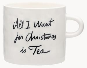 Tazza natalizia XL fatta a mano All I Want Is Tea