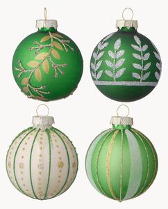Set di 4 palline di Natale fatte a mano Seraphim