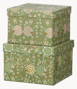 Set di 2 scatole decorative fatte a mano Tara