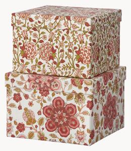 Set di 2 scatole decorative fatte a mano Amara